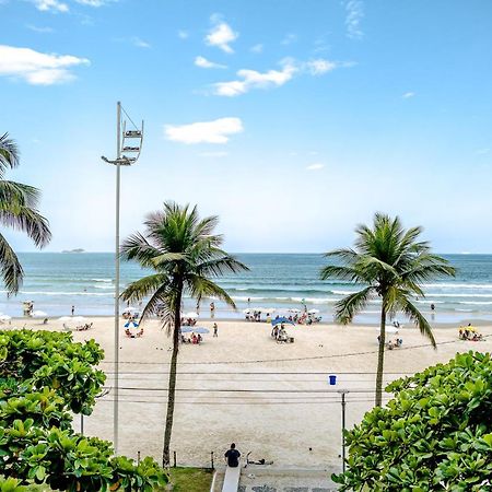 Frente Ao Mar Na Praia Das Asturias - Apto Completo Guaruja Exterior photo