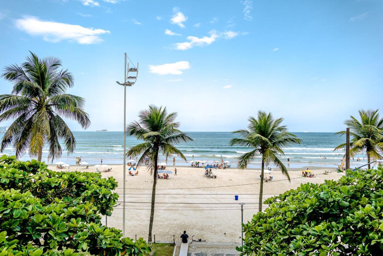 Frente Ao Mar Na Praia Das Asturias - Apto Completo Guaruja Exterior photo